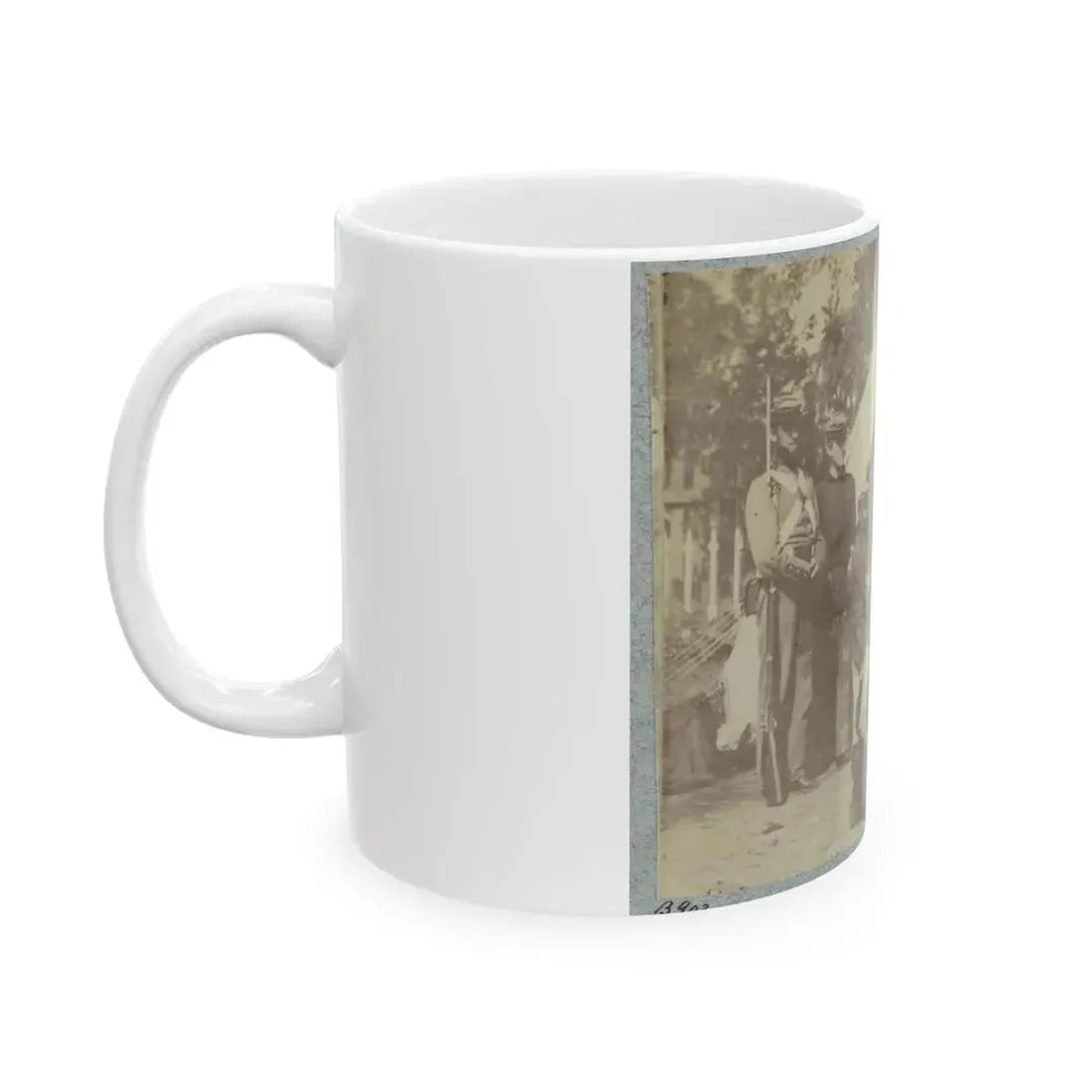 7th N.Y. State Militia, Camp Cameron, D.C., 1861 001 (U.S. Civil War) White Coffee Mug - Go Mug Yourself