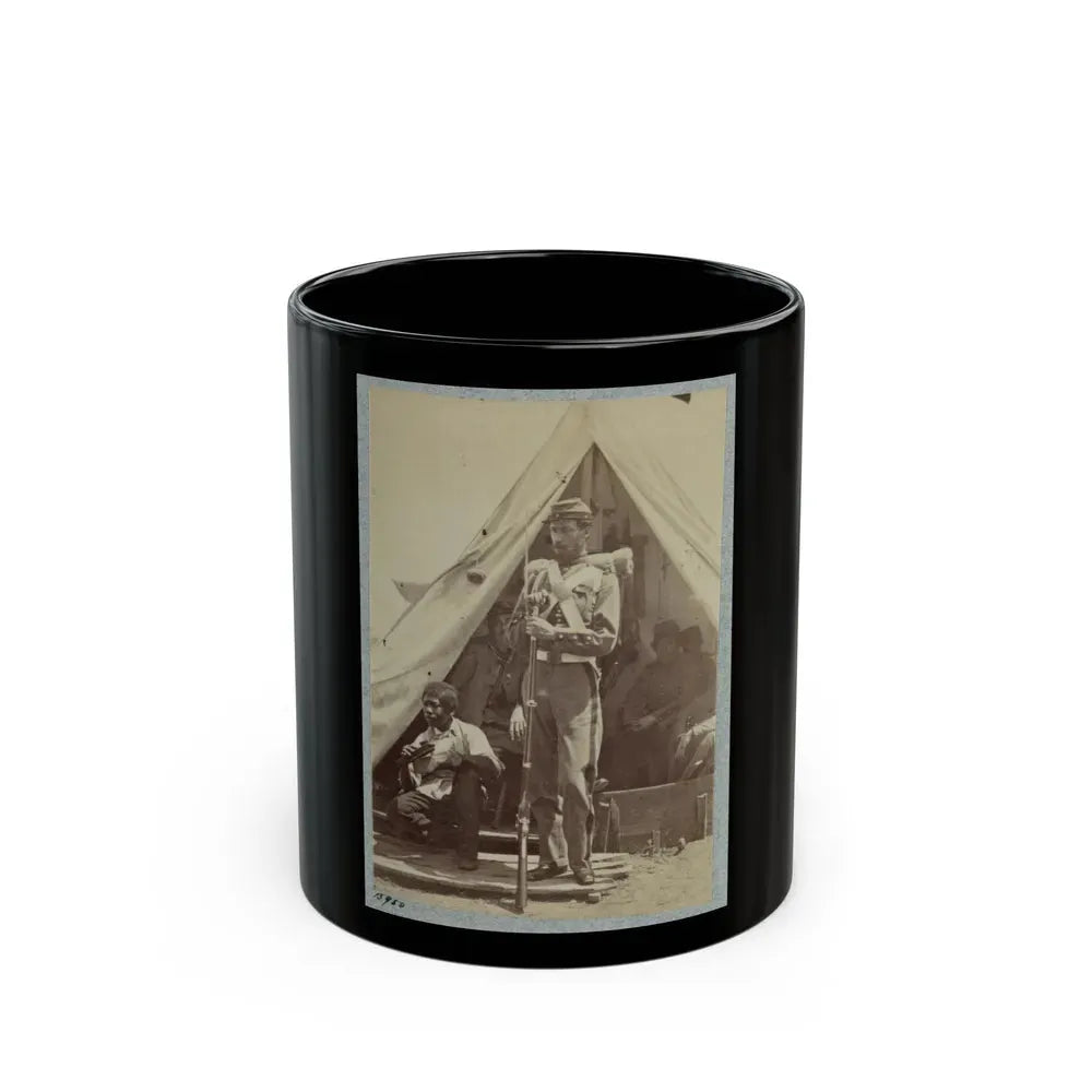 7th N.Y. State Militia, Camp Cameron, D.C., 1861 002 (U.S. Civil War) Black Coffee Mug 11oz - Go Mug Yourself