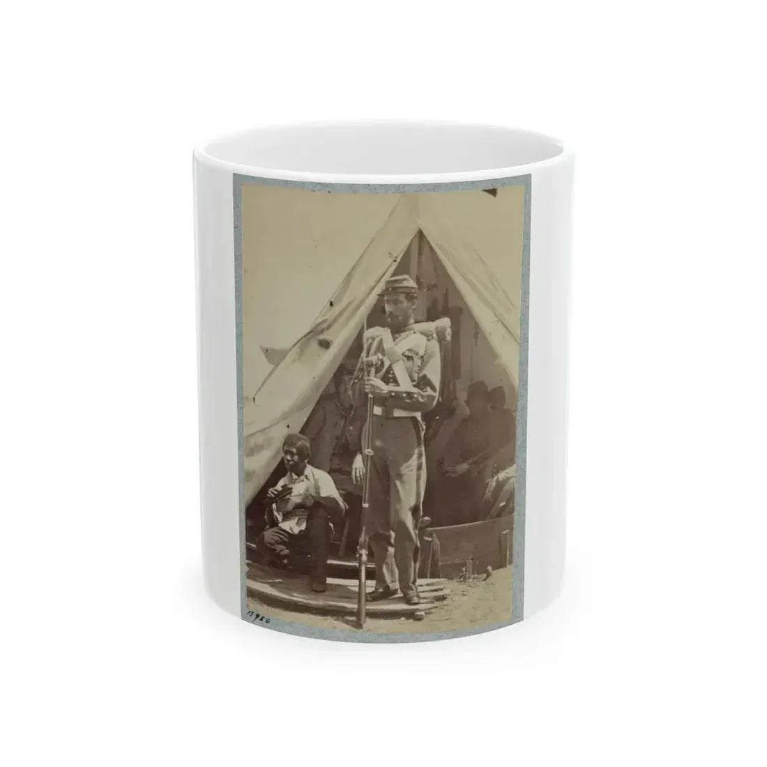 7th N.Y. State Militia, Camp Cameron, D.C., 1861 002 (U.S. Civil War) White Coffee Mug 11oz - Go Mug Yourself