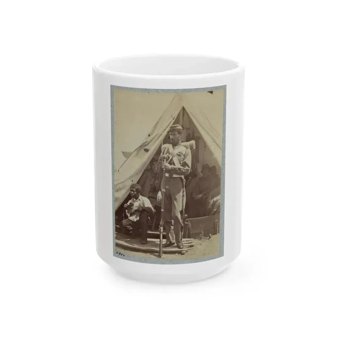 7th N.Y. State Militia, Camp Cameron, D.C., 1861 002 (U.S. Civil War) White Coffee Mug 15oz - Go Mug Yourself