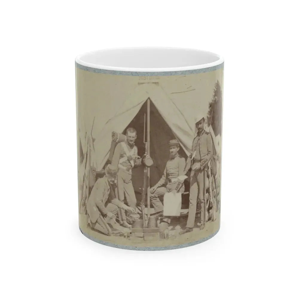 7th N.Y. State Militia, Camp Cameron, D.C., 1861 003 (U.S. Civil War) White Coffee Mug 11oz - Go Mug Yourself