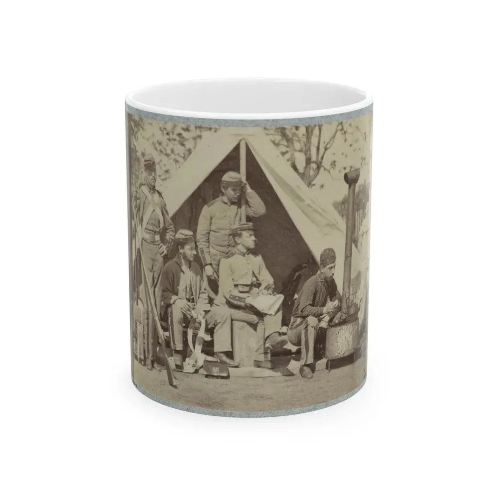 7th N.Y. State Militia, Camp Cameron, D.C., 1861 004 (U.S. Civil War) White Coffee Mug 11oz - Go Mug Yourself
