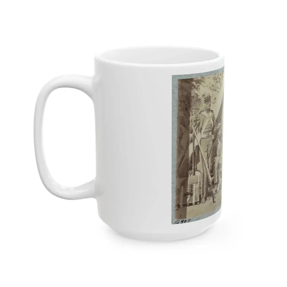 7th N.Y. State Militia, Camp Cameron, D.C., 1861 004 (U.S. Civil War) White Coffee Mug - Go Mug Yourself