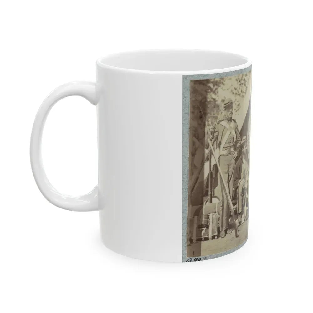 7th N.Y. State Militia, Camp Cameron, D.C., 1861 004 (U.S. Civil War) White Coffee Mug - Go Mug Yourself
