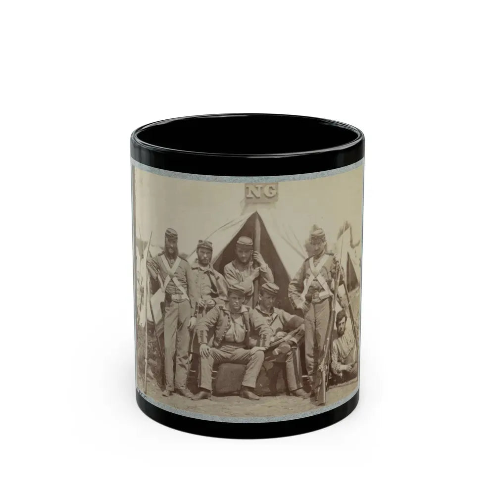 7th N.Y. State Militia, Camp Cameron, D.C., 1861 005 (U.S. Civil War) Black Coffee Mug 11oz - Go Mug Yourself