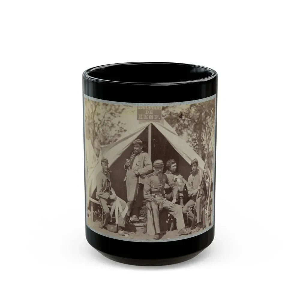 7th N.Y. State Militia, Camp Cameron, D.C., 1861 (U.S. Civil War) Black Coffee Mug 15oz - Go Mug Yourself