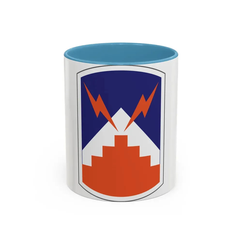 7th Signal Brigade (U.S. Army) Accent Coffee Mug 11oz Light Blue - Go Mug Yourself