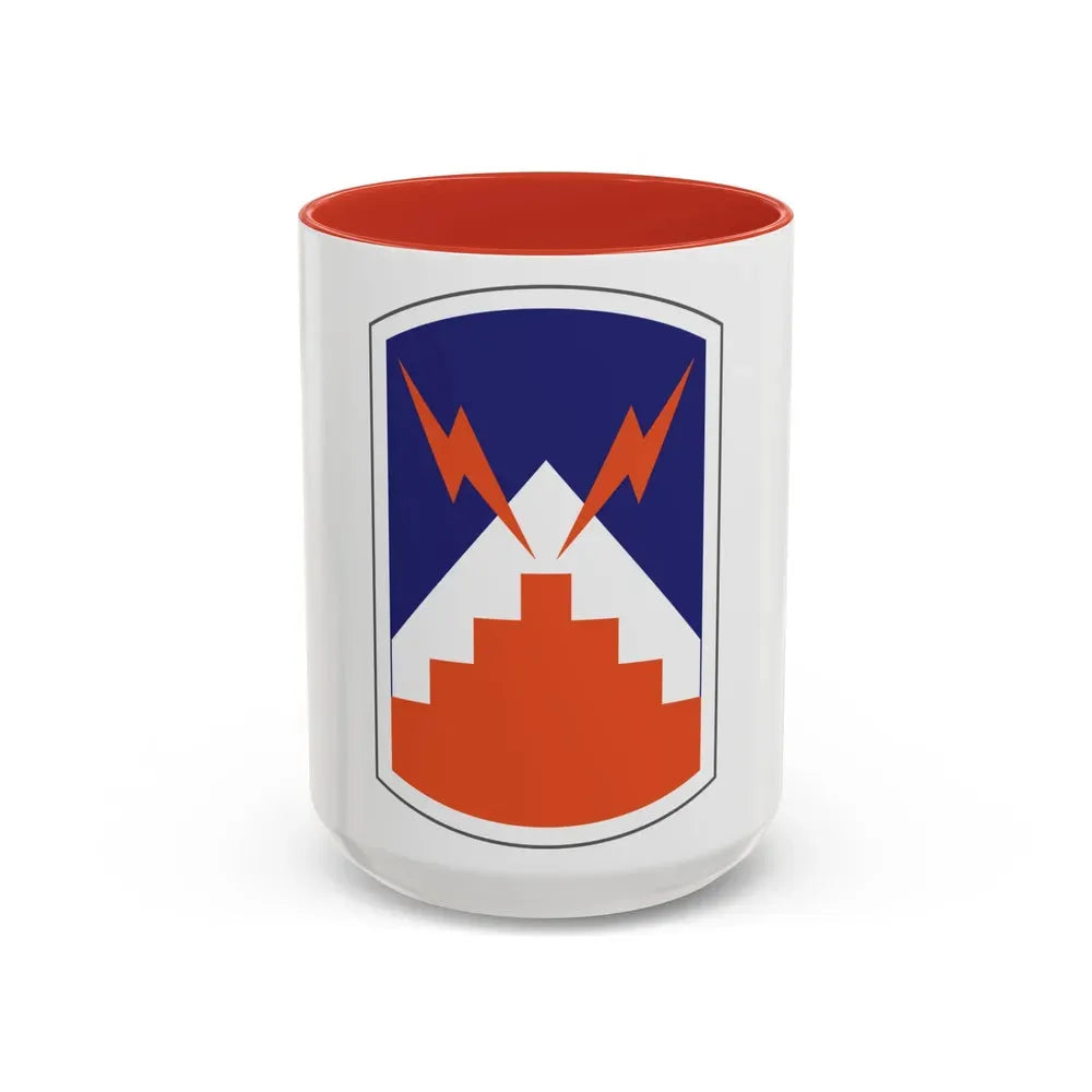 7th Signal Brigade (U.S. Army) Accent Coffee Mug 15oz Red - Go Mug Yourself