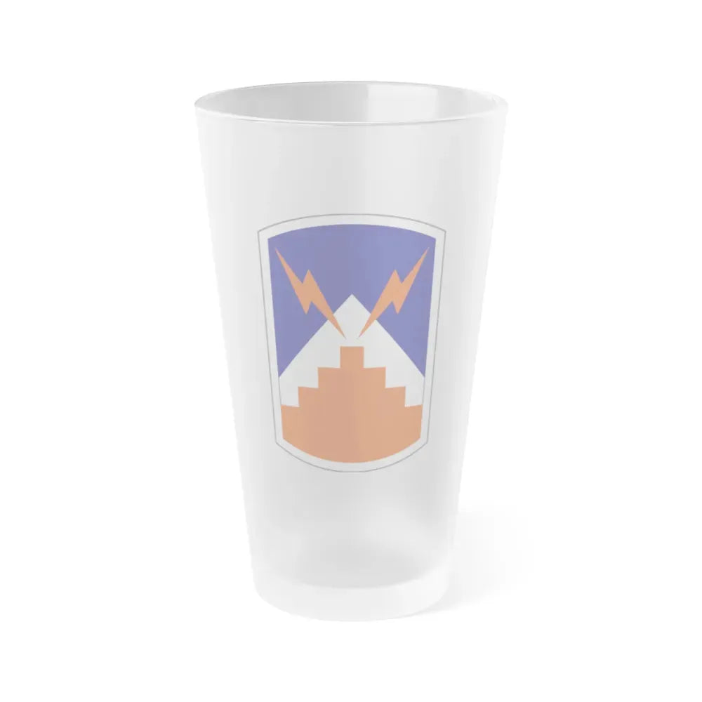 7th Signal Brigade (U.S. Army) Frosted Pint Glass 16oz Default Title - Go Mug Yourself