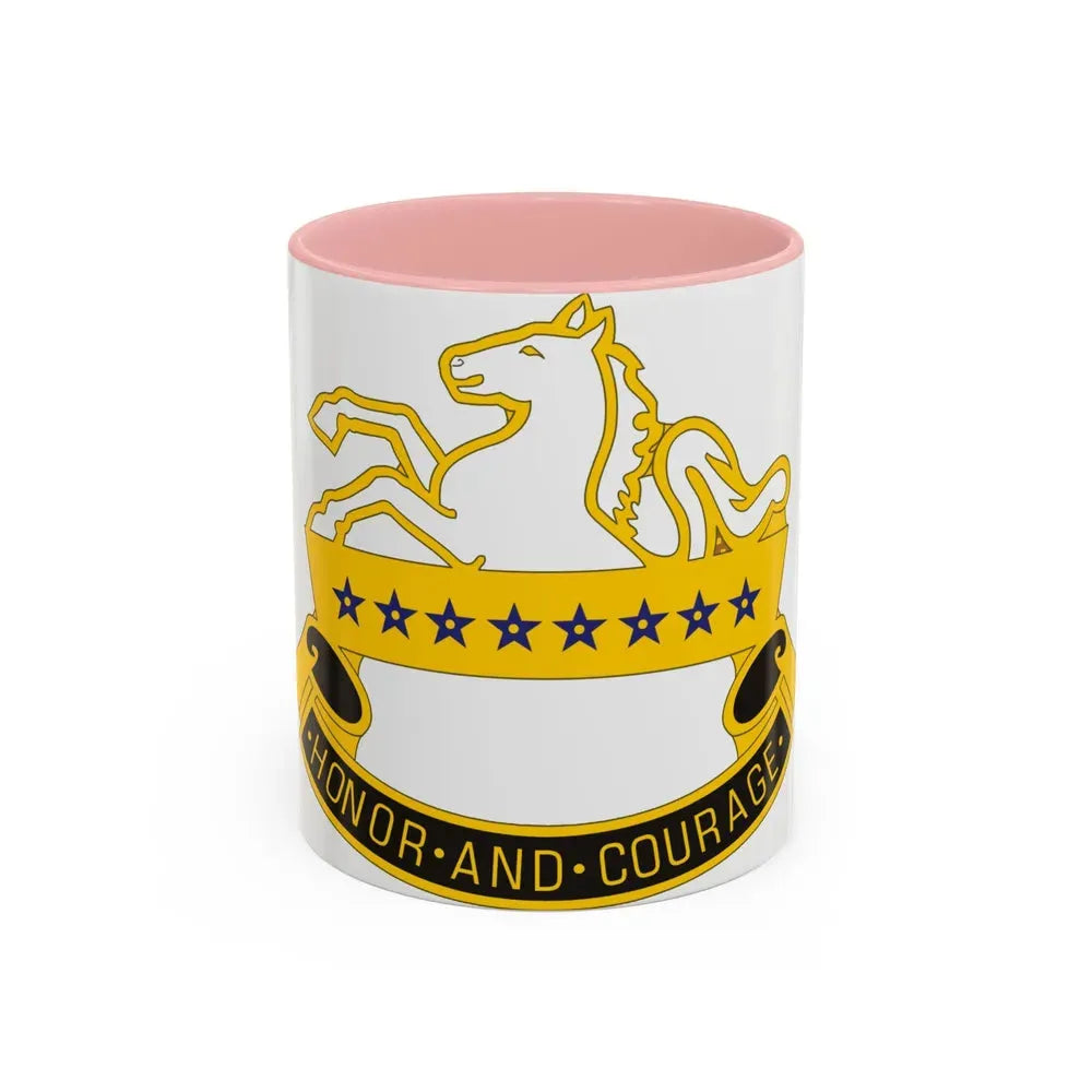 8 Cavalry Regiment (U.S. Army) Accent Coffee Mug 11oz Pink - Go Mug Yourself
