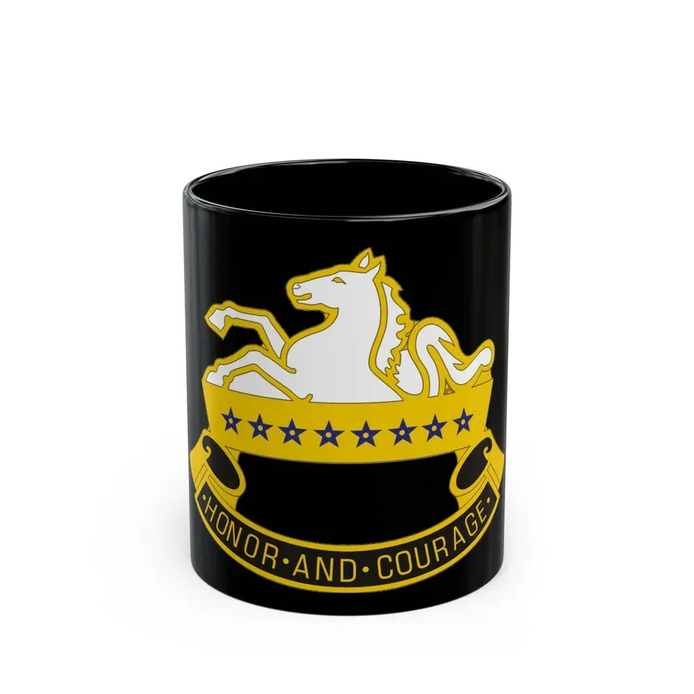 8 Cavalry Regiment (U.S. Army) Black Coffee Mug 11oz - Go Mug Yourself