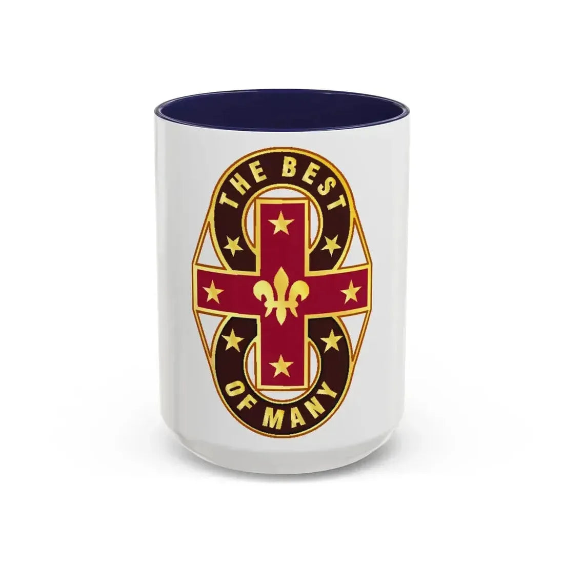 8 Evacuation Hospital (U.S. Army) Accent Coffee Mug 15oz Navy - Go Mug Yourself