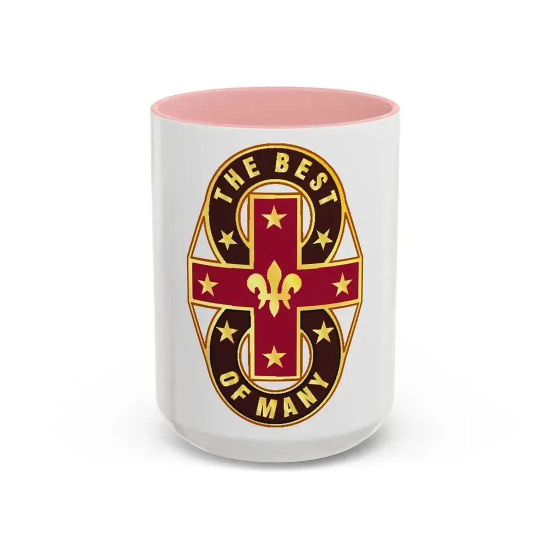 8 Evacuation Hospital (U.S. Army) Accent Coffee Mug 15oz Pink - Go Mug Yourself
