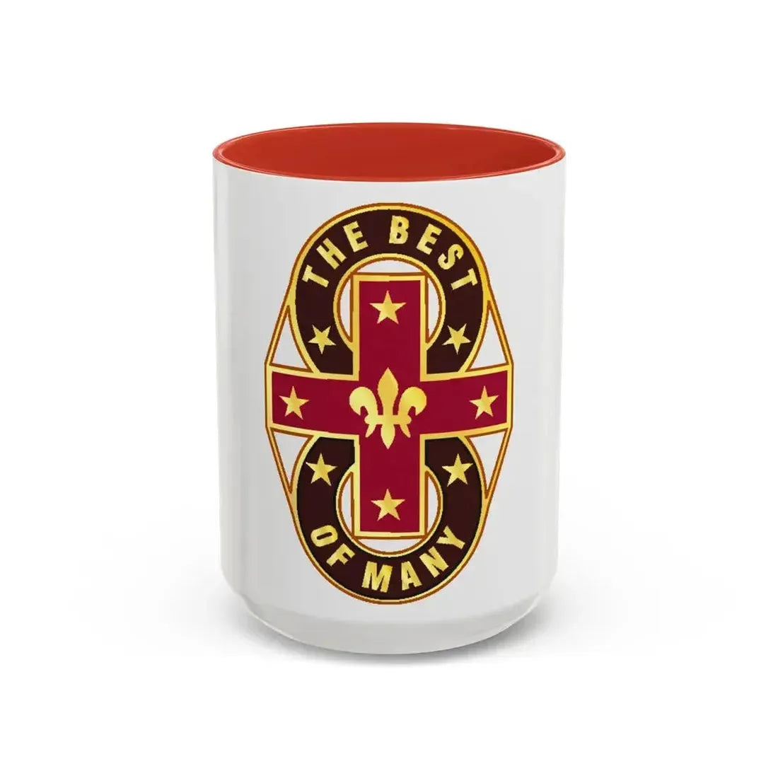 8 Evacuation Hospital (U.S. Army) Accent Coffee Mug 15oz Red - Go Mug Yourself