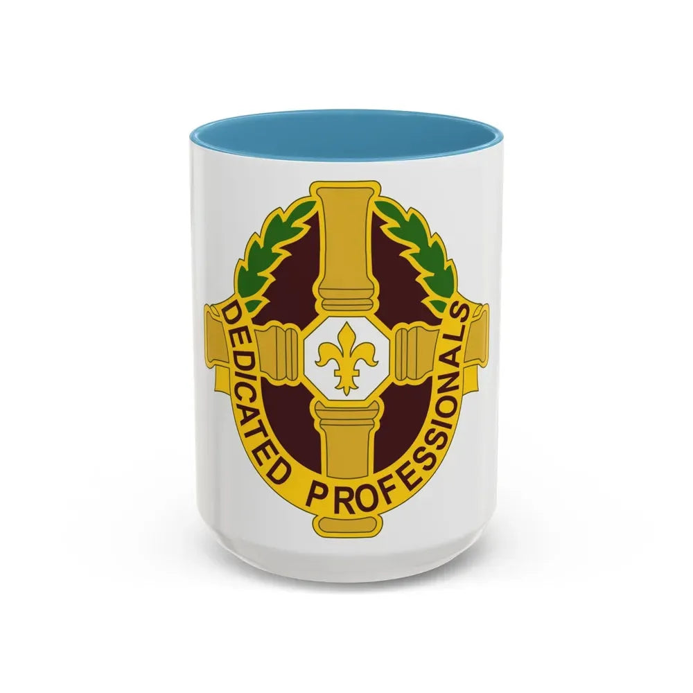 8 Field Hospital (U.S. Army) Accent Coffee Mug 15oz Light Blue - Go Mug Yourself