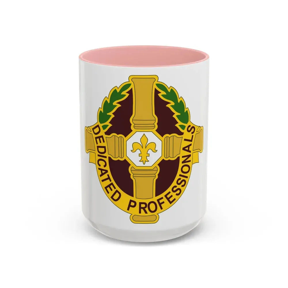 8 Field Hospital (U.S. Army) Accent Coffee Mug 15oz Pink - Go Mug Yourself