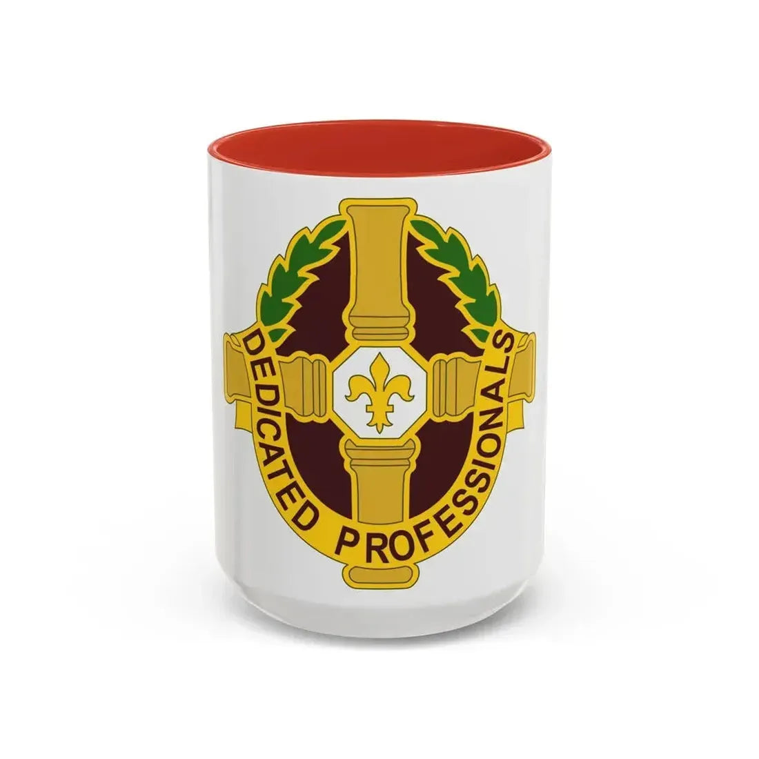 8 Field Hospital (U.S. Army) Accent Coffee Mug 15oz Red - Go Mug Yourself