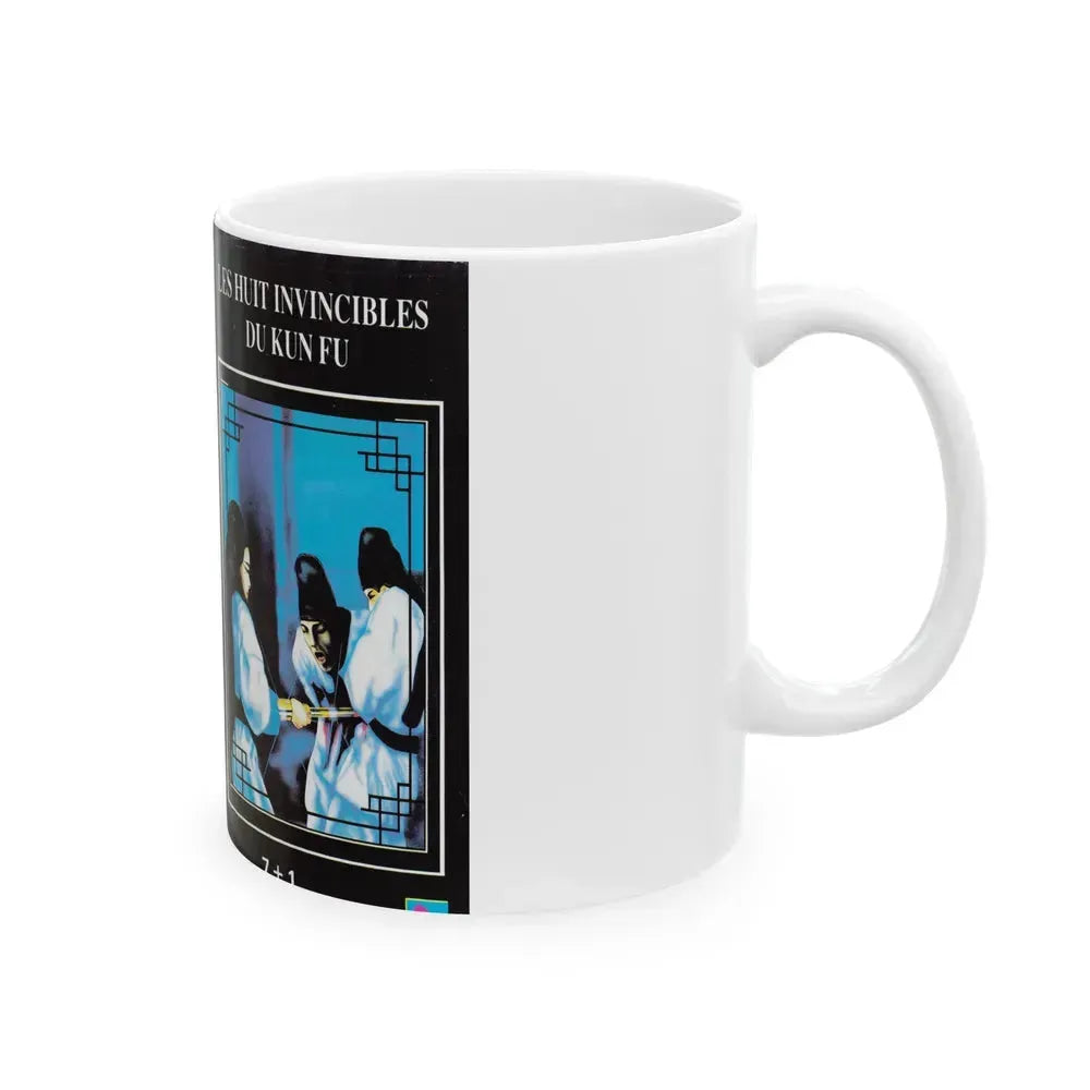 8 INVINSCIBLES DU KUNG FU (VHS COVER) - White Coffee Mug - Go Mug Yourself