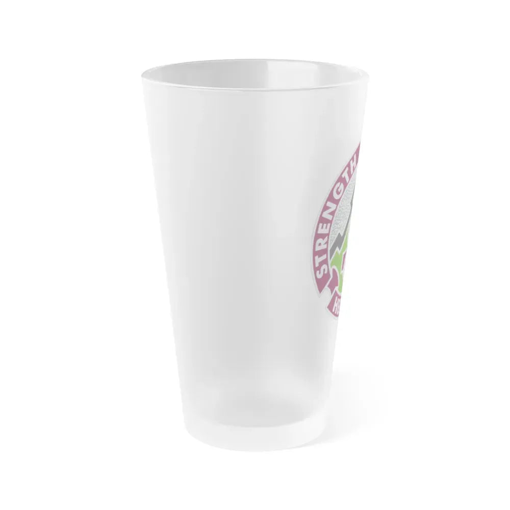 8 Medical Brigade 2 (U.S. Army) Frosted Pint Glass 16oz - Go Mug Yourself