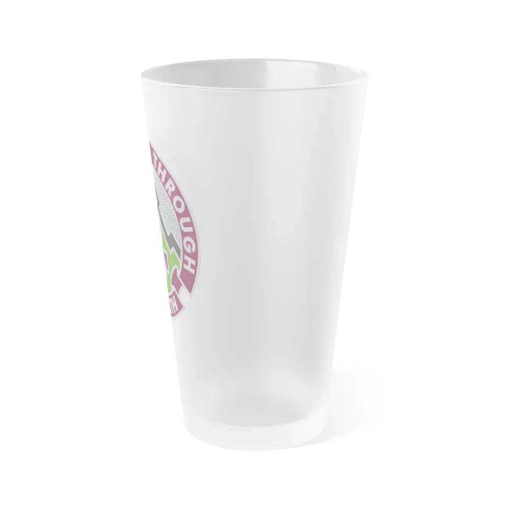 8 Medical Brigade 2 (U.S. Army) Frosted Pint Glass 16oz - Go Mug Yourself