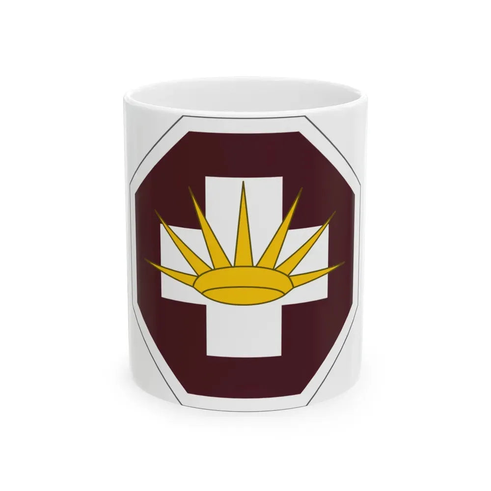 8 Medical Brigade (U.S. Army) White Coffee Mug 11oz - Go Mug Yourself