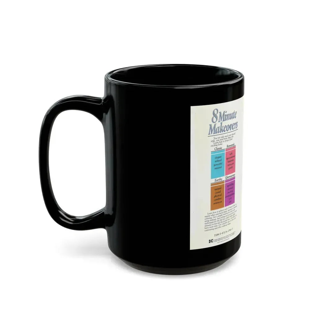 8 MINUTE MAKEOVERS (VHS COVER) - Black Coffee Mug - Go Mug Yourself