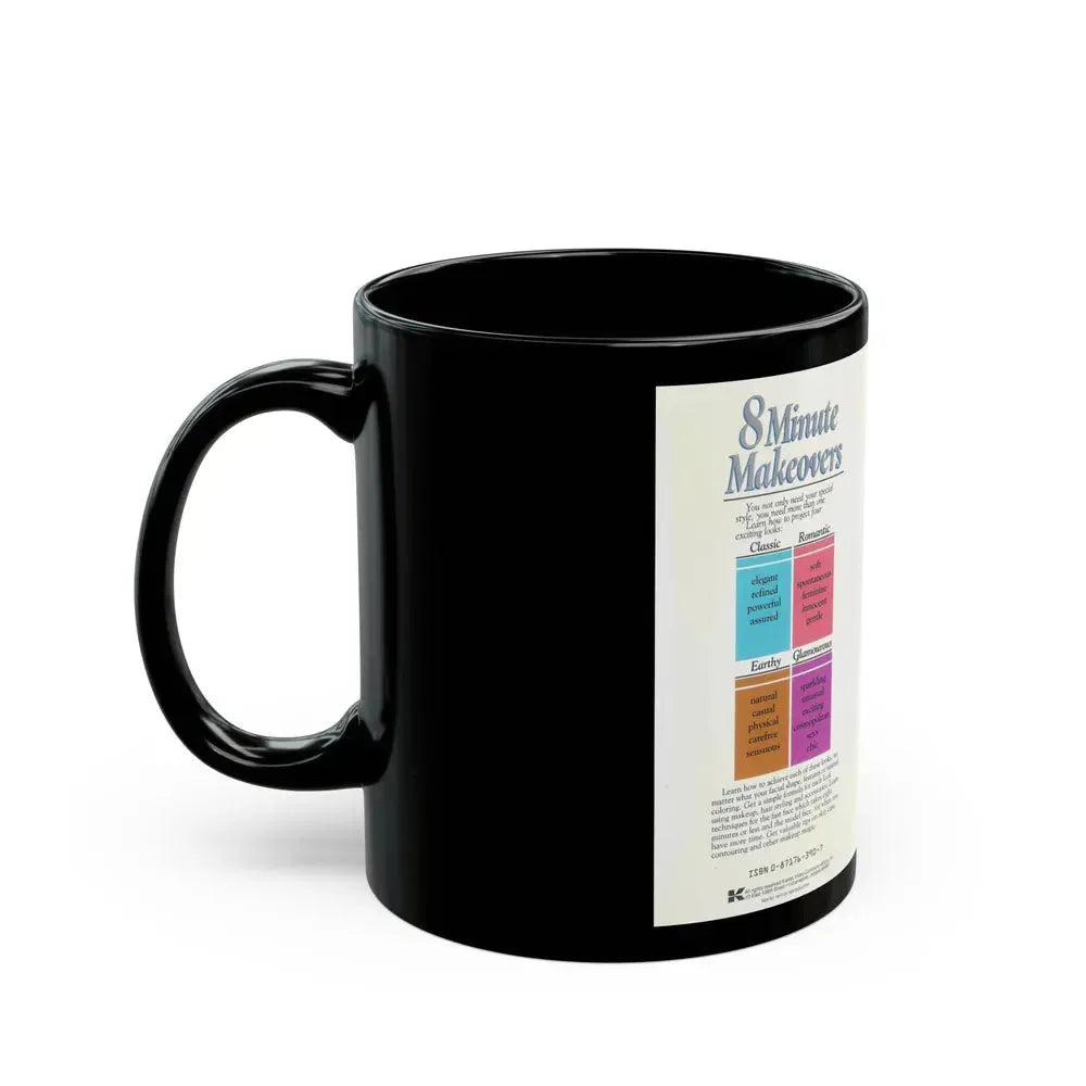 8 MINUTE MAKEOVERS (VHS COVER) - Black Coffee Mug - Go Mug Yourself