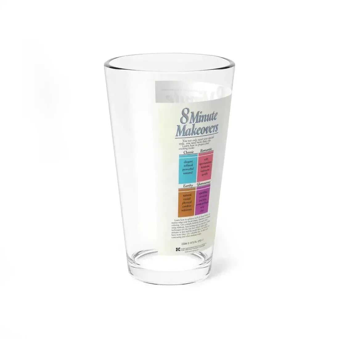 8 MINUTE MAKEOVERS (VHS COVER) Pint Glass 16oz - Go Mug Yourself