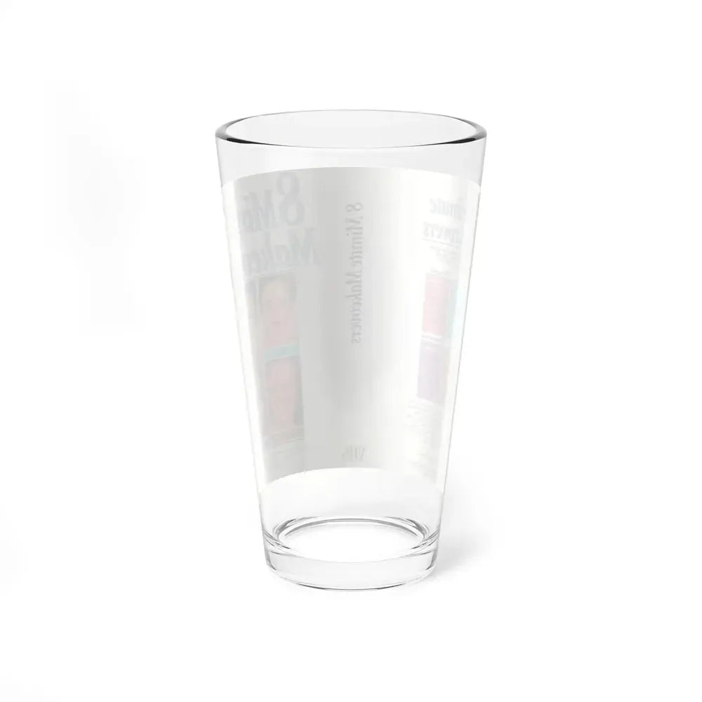 8 MINUTE MAKEOVERS (VHS COVER) Pint Glass 16oz - Go Mug Yourself