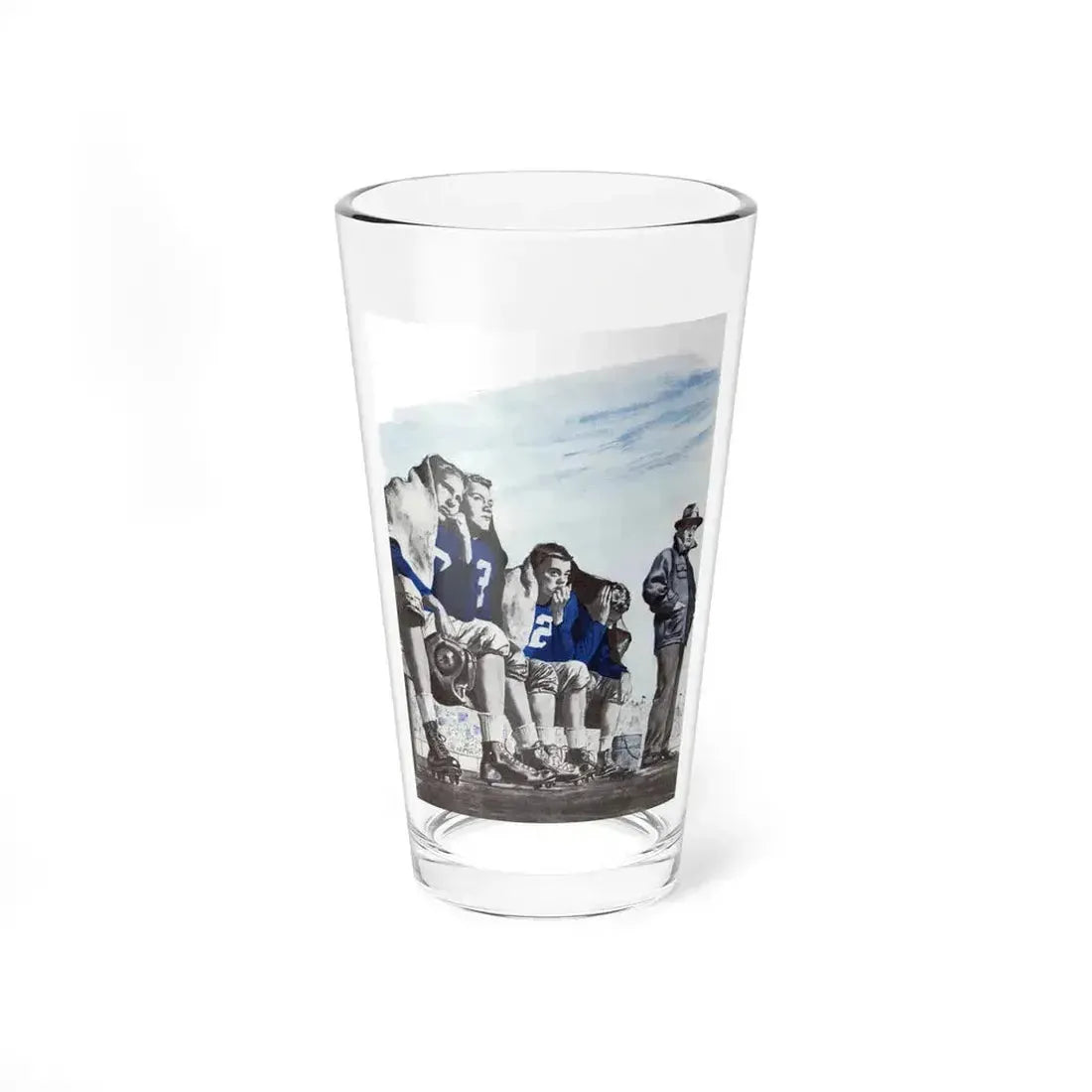 8 Minutes, Bluebook Magazine, November 1955 (Magazine Illustration) Pint Glass 16oz 16oz - Go Mug Yourself