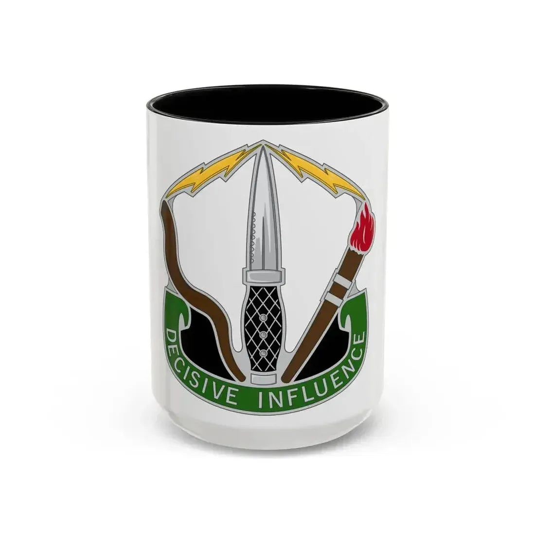 8 Psychological Operations Group (U.S. Army) Accent Coffee Mug 15oz Black - Go Mug Yourself