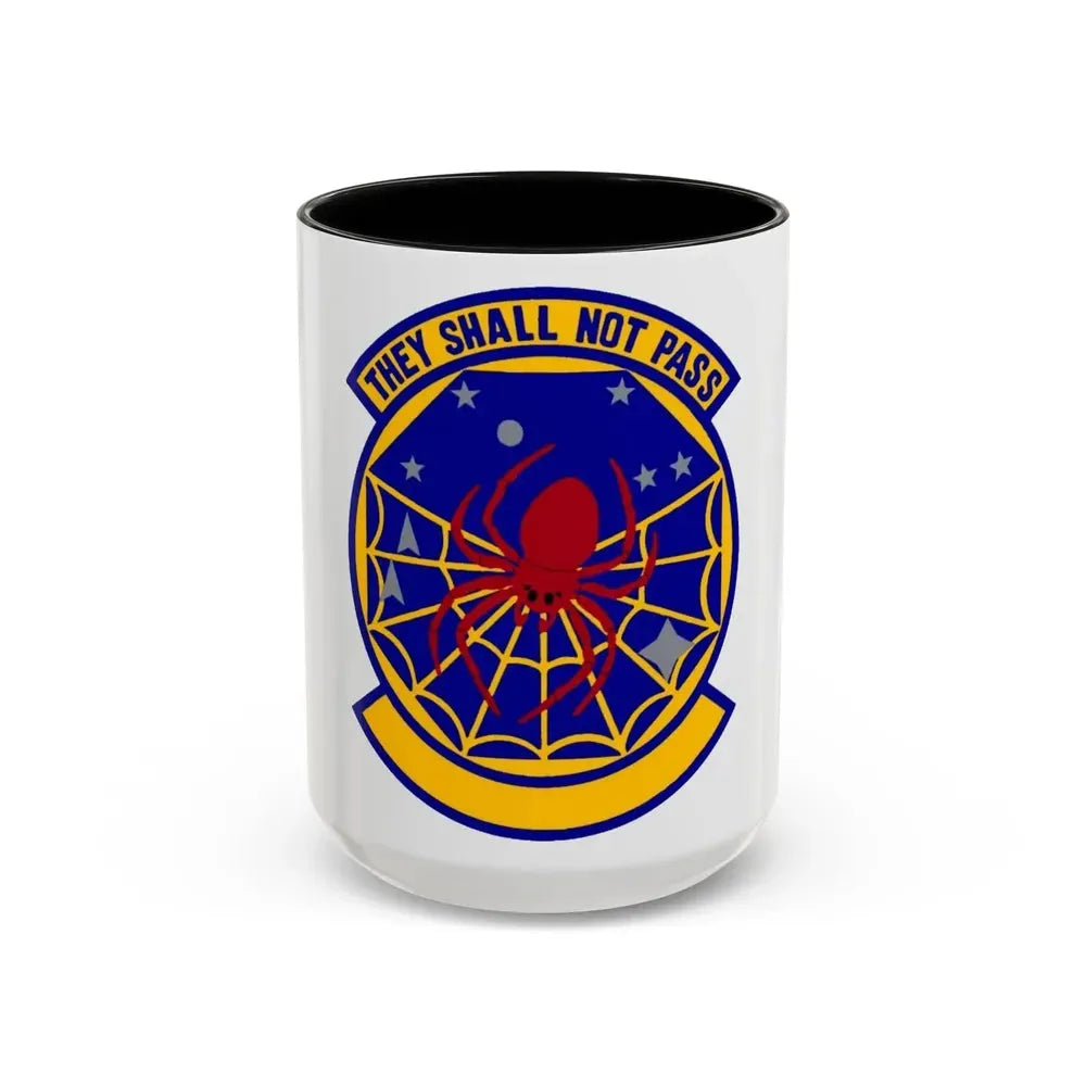 8 Space Warning Squadron AFRC (U.S. Air Force) Accent Coffee Mug 15oz Black - Go Mug Yourself