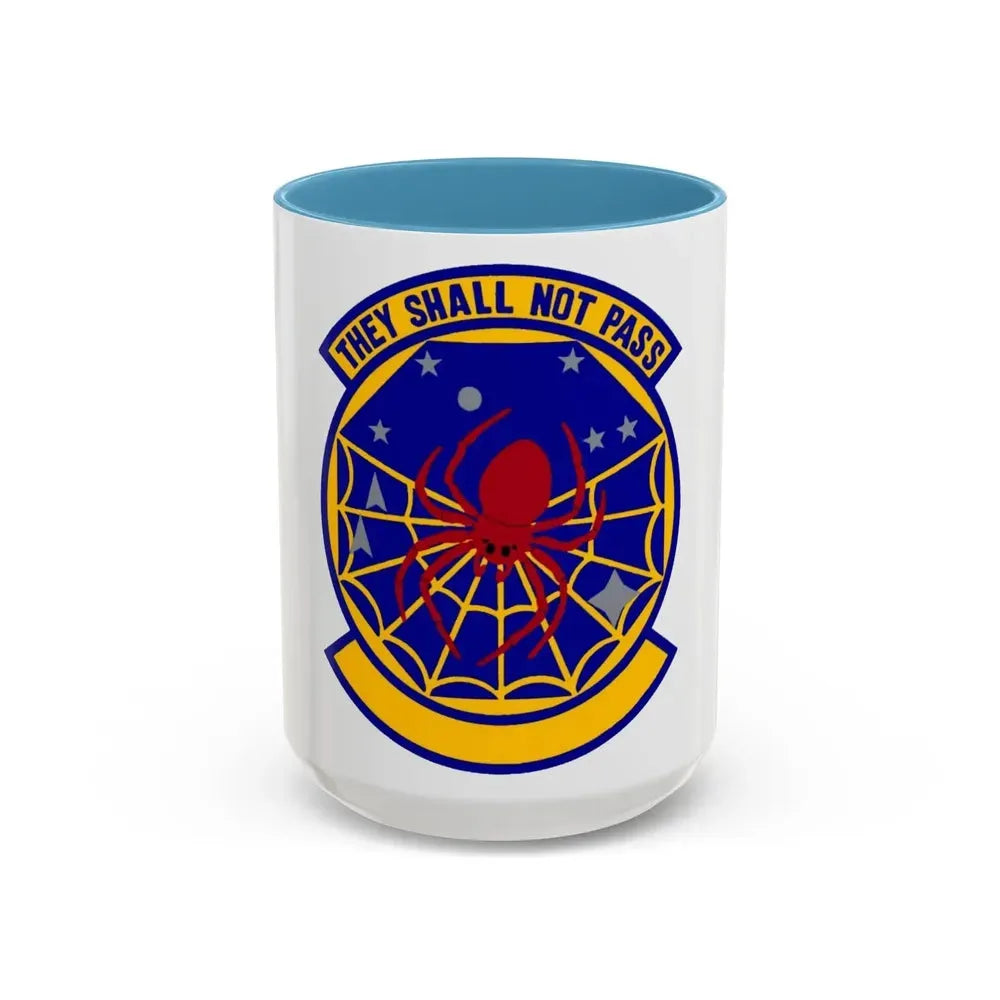8 Space Warning Squadron AFRC (U.S. Air Force) Accent Coffee Mug 15oz Light Blue - Go Mug Yourself