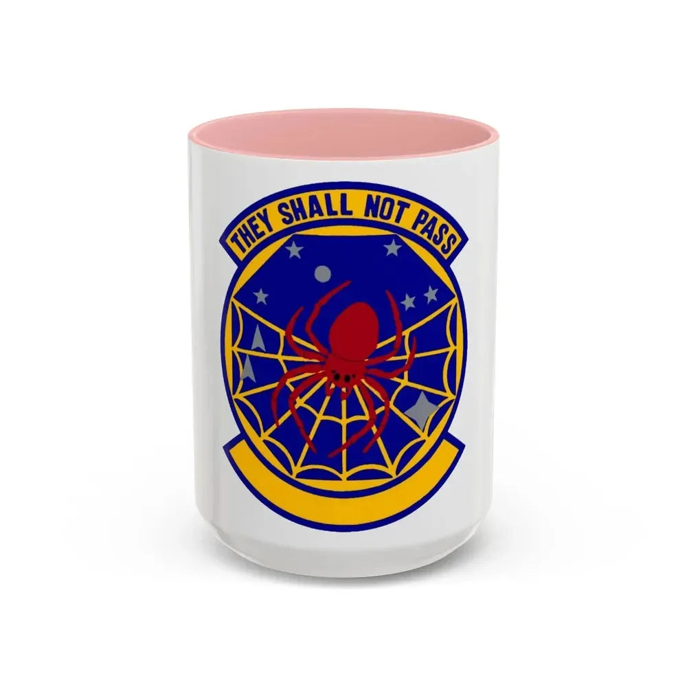 8 Space Warning Squadron AFRC (U.S. Air Force) Accent Coffee Mug 15oz Pink - Go Mug Yourself