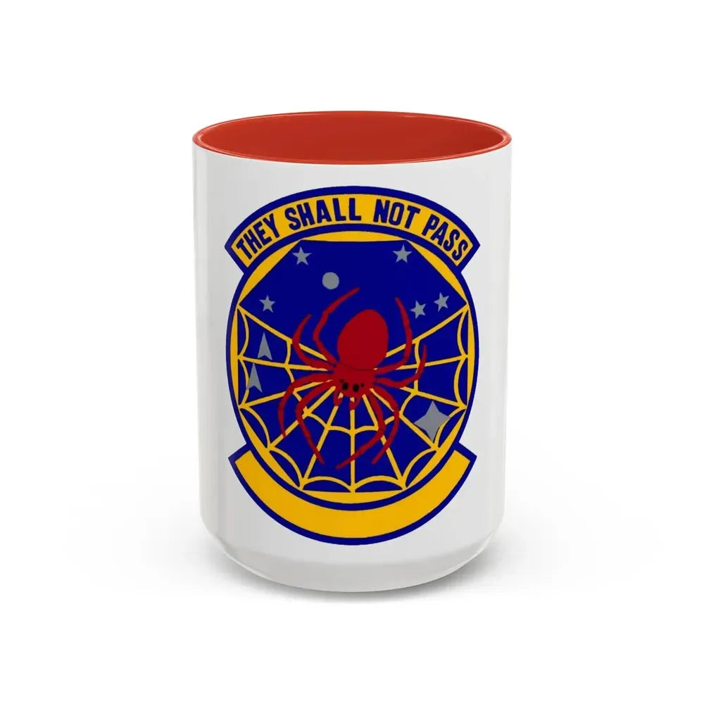 8 Space Warning Squadron AFRC (U.S. Air Force) Accent Coffee Mug 15oz Red - Go Mug Yourself