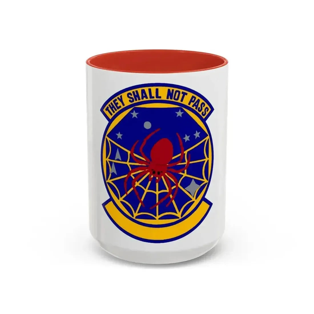 8 Space Warning Squadron AFRC (U.S. Air Force) Accent Coffee Mug 15oz Red - Go Mug Yourself