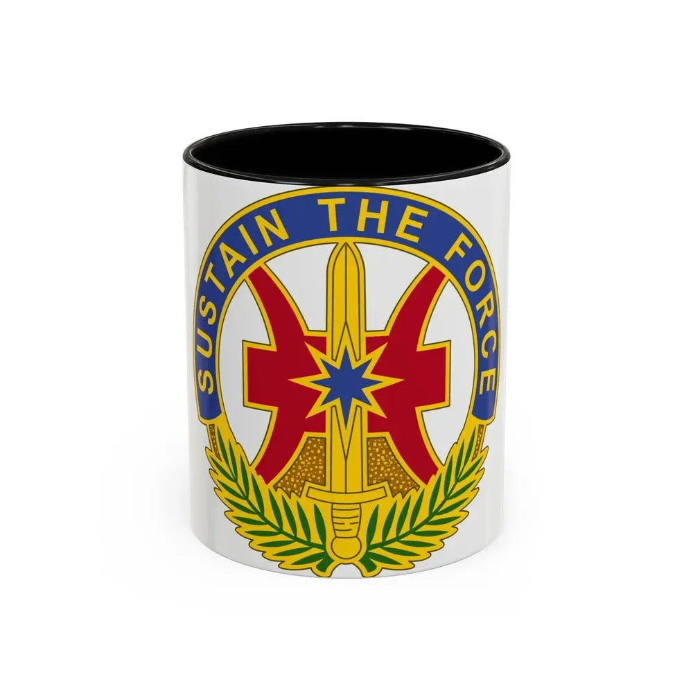 8 Sustainment Command 2 (U.S. Army) Accent Coffee Mug 11oz Black - Go Mug Yourself