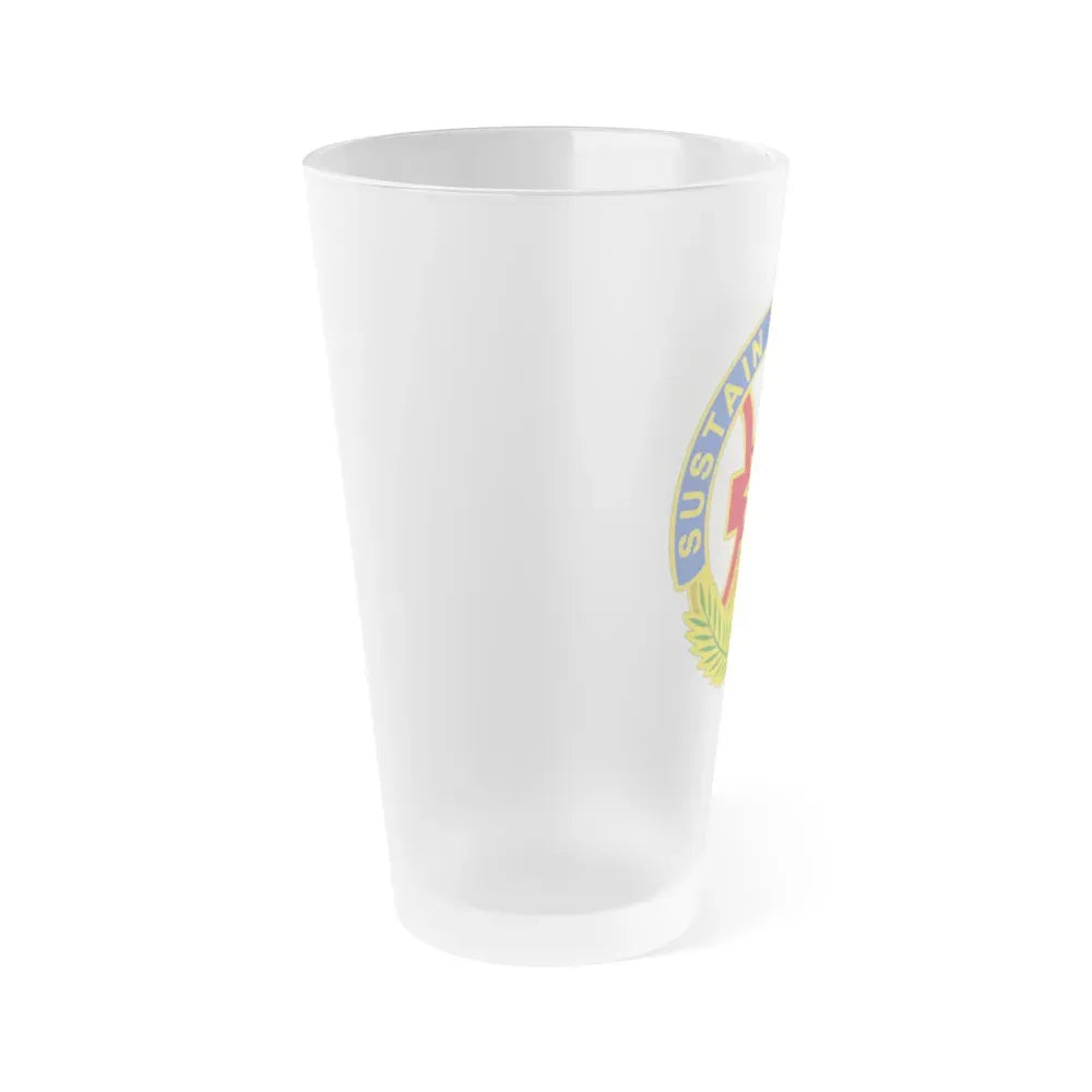 8 Sustainment Command 2 (U.S. Army) Frosted Pint Glass 16oz - Go Mug Yourself