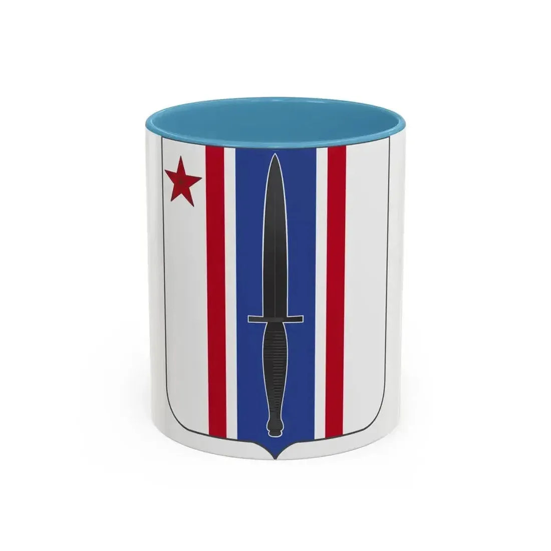 80 Civil Affairs Battalion 2 (U.S. Army) Accent Coffee Mug 11oz Light Blue - Go Mug Yourself
