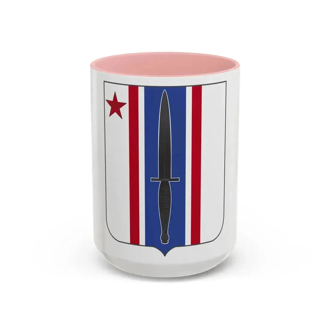 80 Civil Affairs Battalion 2 (U.S. Army) Accent Coffee Mug 15oz Pink - Go Mug Yourself
