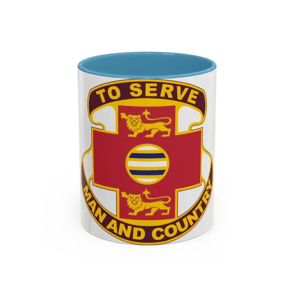 801 Combat Support Hospital (U.S. Army) Accent Coffee Mug 11oz Light Blue - Go Mug Yourself