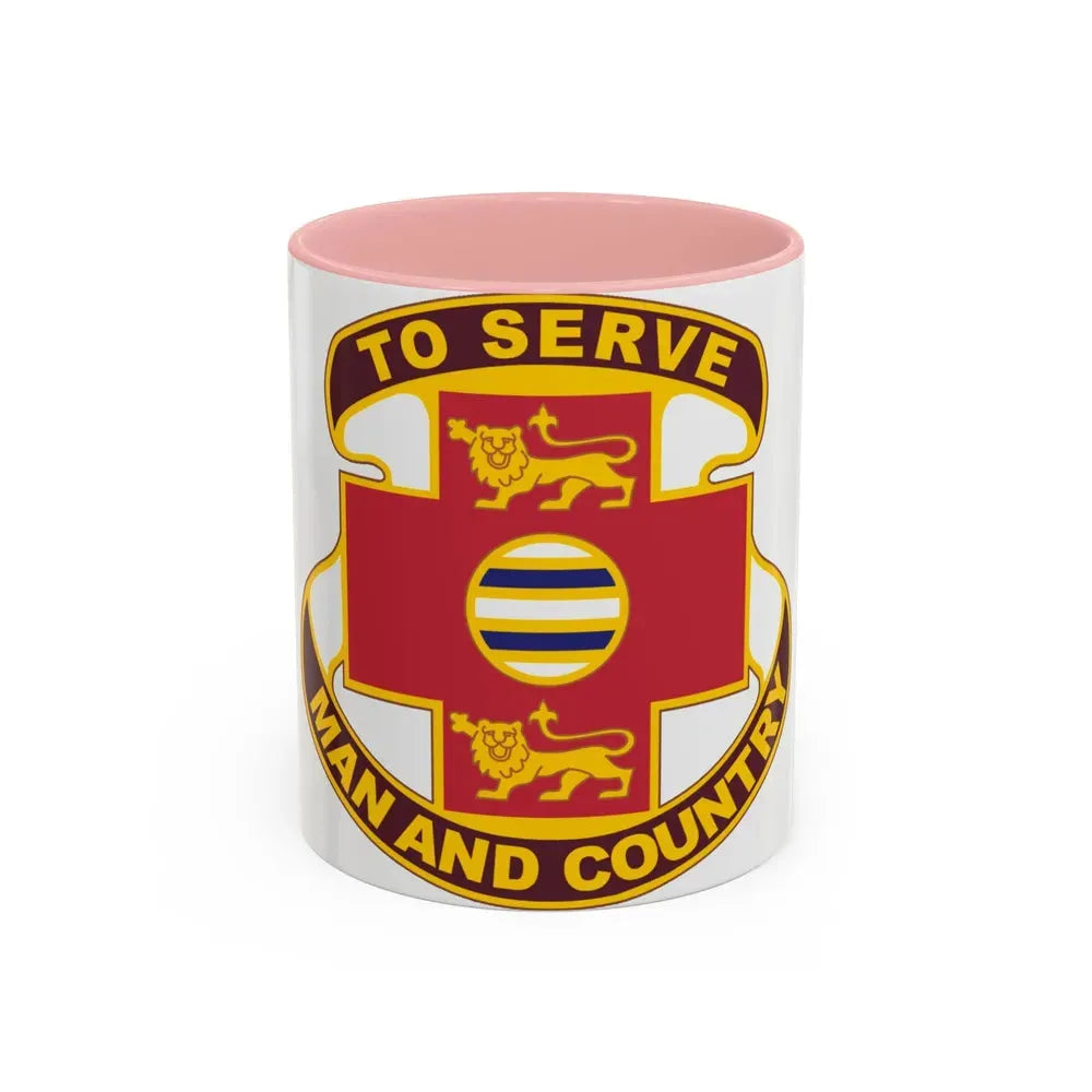 801 Combat Support Hospital (U.S. Army) Accent Coffee Mug 11oz Pink - Go Mug Yourself