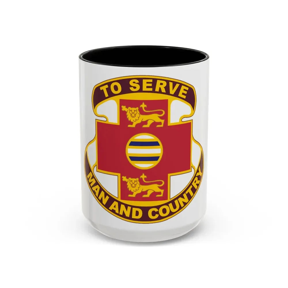 801 Combat Support Hospital (U.S. Army) Accent Coffee Mug 15oz Black - Go Mug Yourself