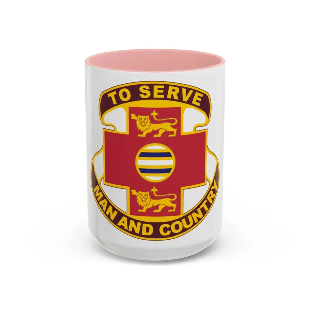 801 Combat Support Hospital (U.S. Army) Accent Coffee Mug 15oz Pink - Go Mug Yourself