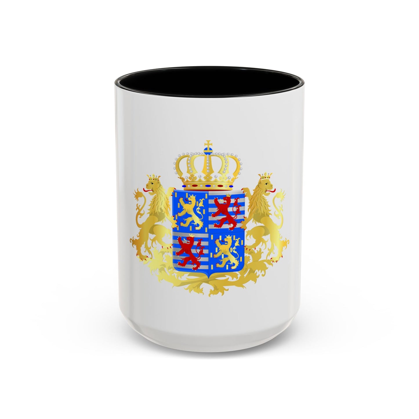 Middle coat of arms of the Grand Dukes of Luxembourg prior to 2000 - Accent Coffee Mug