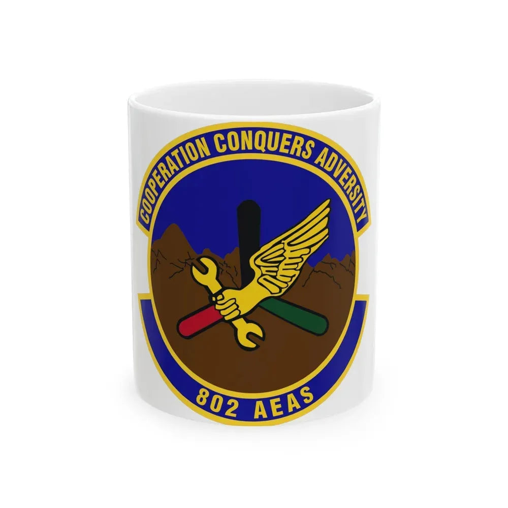 802d Air Expeditionary Advisory Squadron (U.S. Air Force) White Coffee Mug 11oz - Go Mug Yourself