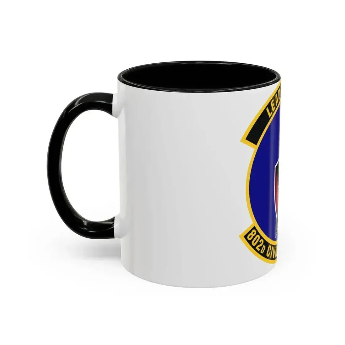 802d Civil Engineer Squadron (U.S. Air Force) Accent Coffee Mug - Go Mug Yourself