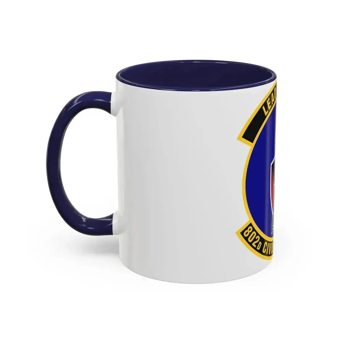 802d Civil Engineer Squadron (U.S. Air Force) Accent Coffee Mug - Go Mug Yourself