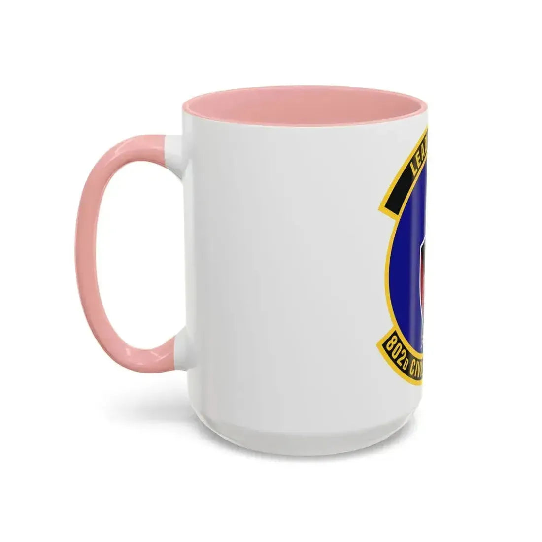 802d Civil Engineer Squadron (U.S. Air Force) Accent Coffee Mug - Go Mug Yourself