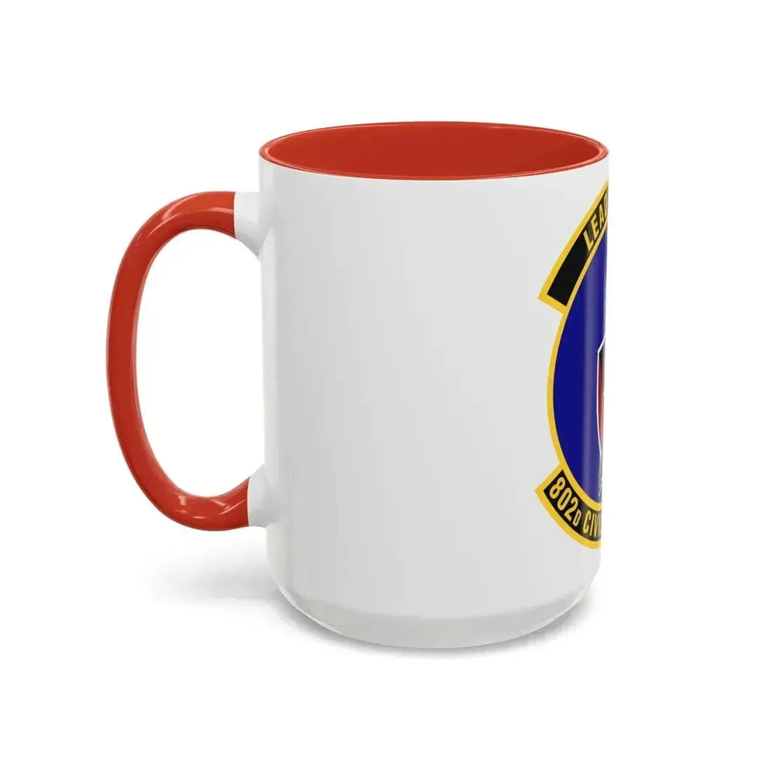 802d Civil Engineer Squadron (U.S. Air Force) Accent Coffee Mug - Go Mug Yourself